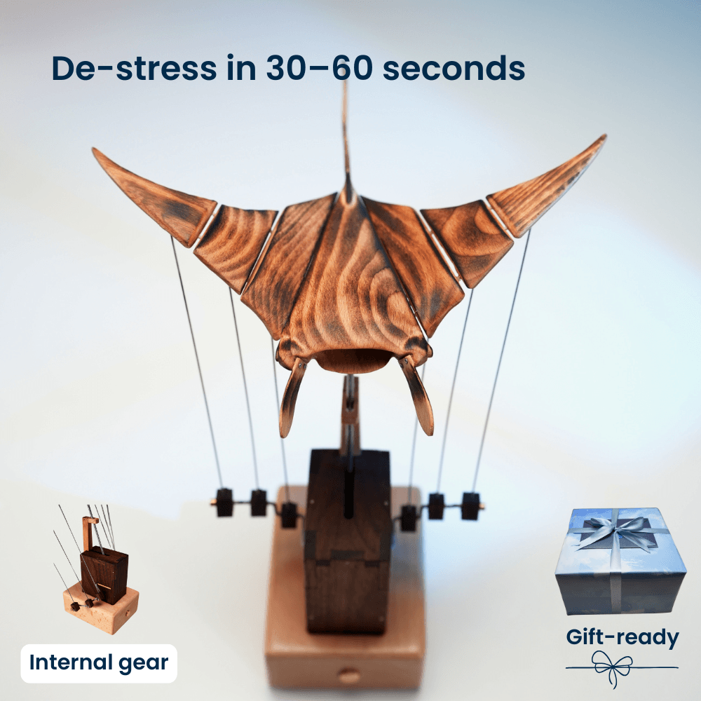 MARINER POET Wooden Manta Ray Automaton Review: Worth $169?