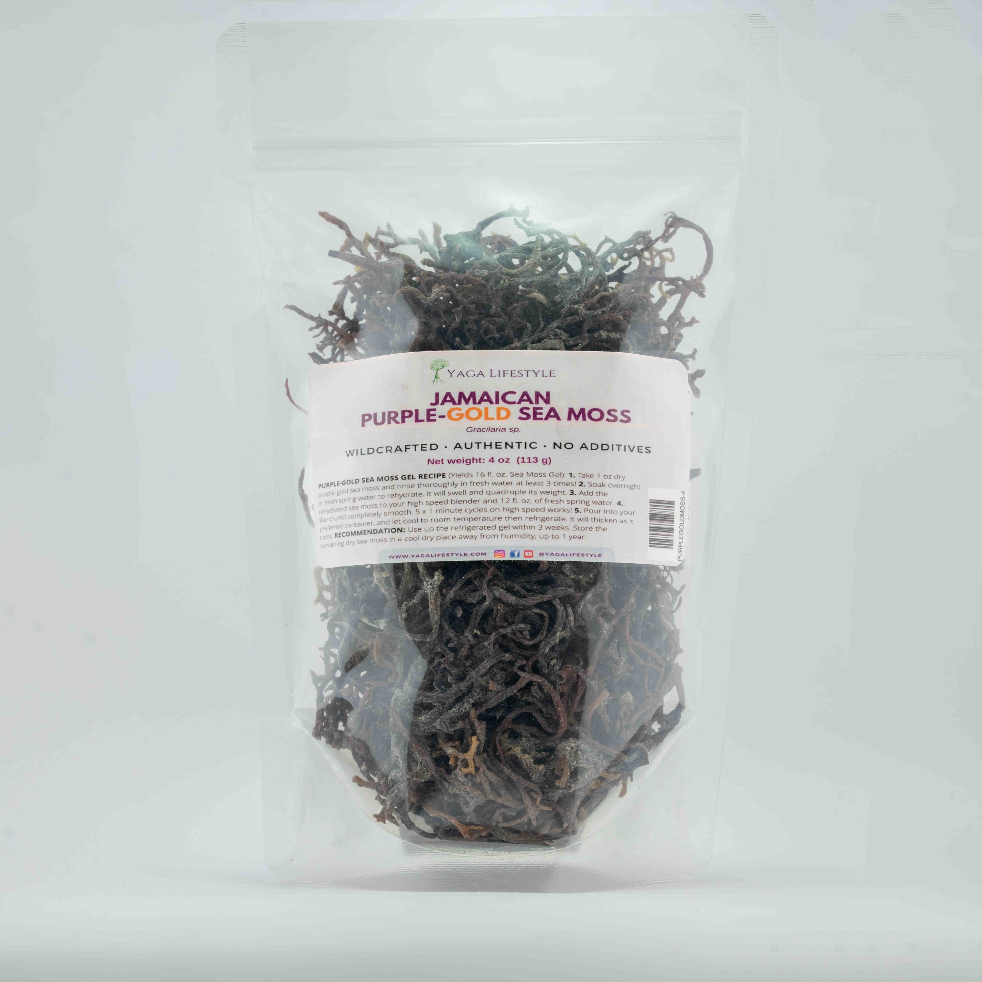 Yaga Lifestyle Jamaican Purple-Gold Irish Sea Moss Review: Is It Worth It?